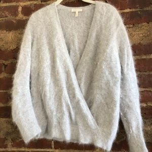 Rebecca Taylor Gray Angora Sweater, Size M